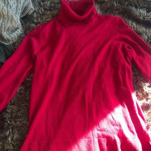 Red Medium Sized Alfani Turtleneck Sweater